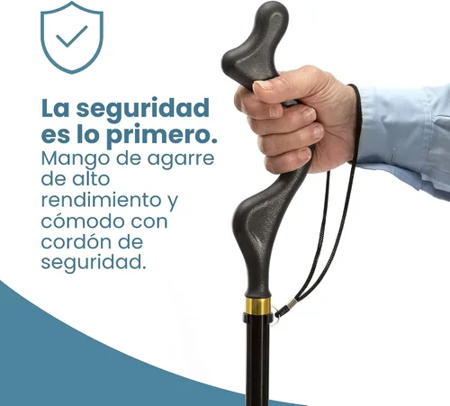 Miniatura 7 de Bastón para caminar para hombres y mujeres - Bastón especial de equilibrio con 10 alturas ajustables - Autoportante, plegable, portátil, plegable