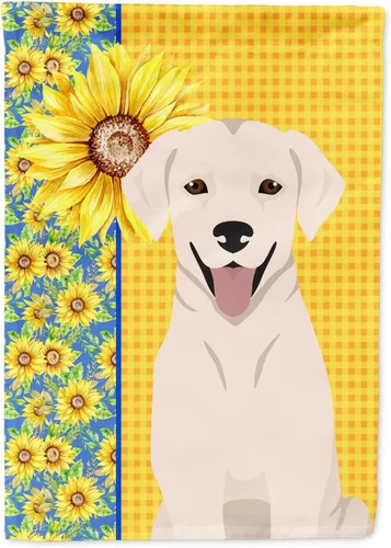 Miniatura 127 de Caroline's Treasures WDK5331CHF - Bandera de verano con diseño de girasoles rojos y blancos, manga grande, para porche, para colgar en la pared