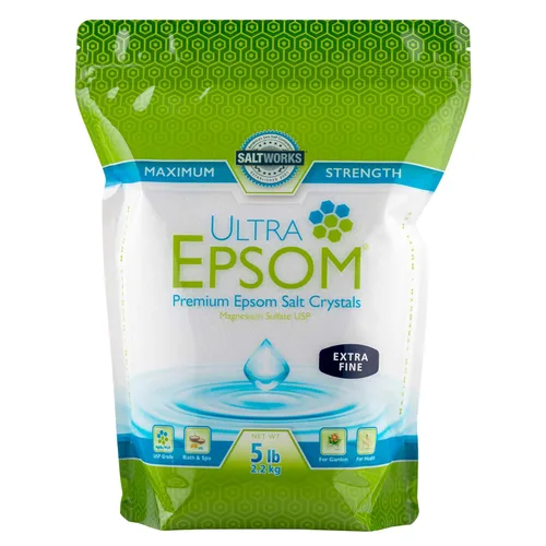 Miniatura 11 de SaltWorks Ultra Epsom - Sal de baño premium, grano medio, bolsa de 2 libras