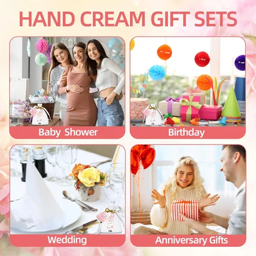 Miniatura 2 de Regalos multiusos para fiestas de baby shower, paquete de 40 juegos de crema de manos, regalos de boda y agradecimiento para invitados