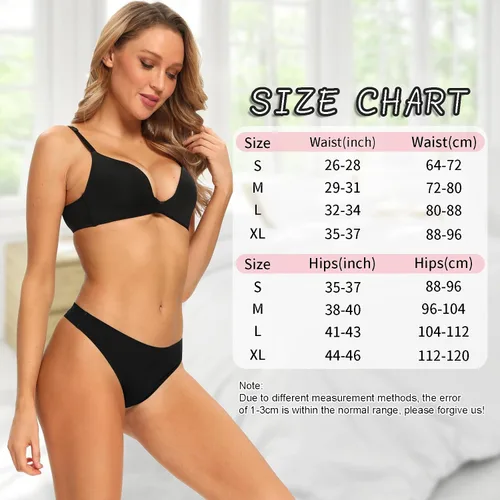 Miniatura 6 de Tangas sin costuras para mujer, bragas invisibles, ropa interior cómoda y transpirable sin costuras
