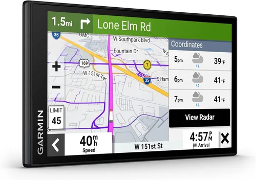 Miniatura 2 de Garmin dzl OTR610, navegador GPS grande, fácil de leer de 6 ', enrutamiento personalizado de camiones, imágenes satelitales Birdseye de alta