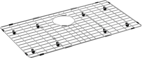 Miniatura 13 de Protector de rejilla para fregadero, rejillas inferiores de 18 pulgadas, protector de fregadero con radio de esquina, protector de fregadero