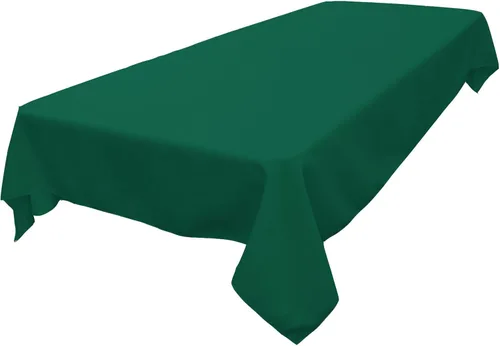 Miniatura 108 de LA Linen Mantel rectangular lavable de popelín de poliéster, resistente a las manchas y a las arrugas, cubierta de mesa 60x84, mantel de tela