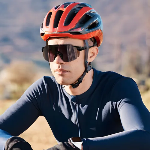 Miniatura 3 de FEISEDY Gafas de sol deportivas sin montura para hombres y mujeres Tr90 Marco para ciclismo Pesca Correr B0116