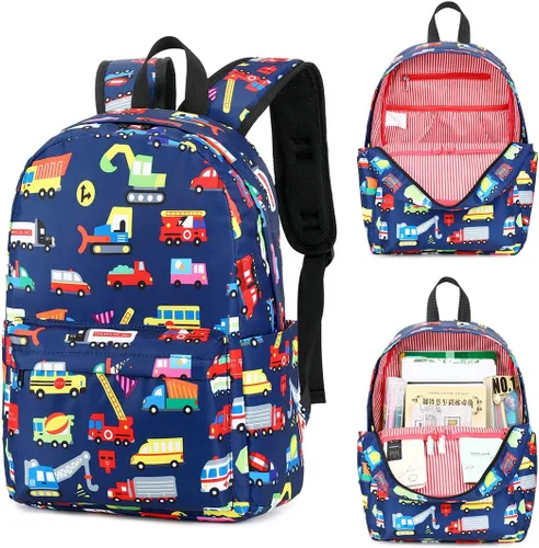 Miniatura 3 de Mochila preescolar para niños para escuela primaria Camión Marina S Computadora portátil
