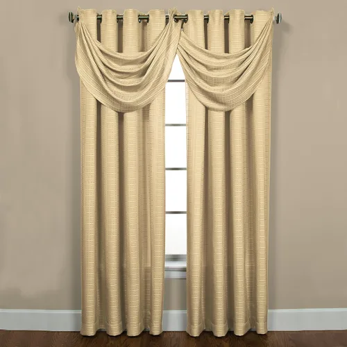 Miniatura 16 de SKL Home Sutton Cenefa para ventana, 18 x 38 pulgadas, Burdeos