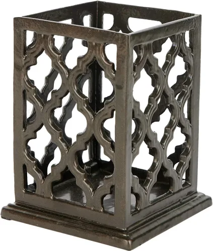 Miniatura 8 de jogreful Soporte para Utensilios de Cocina, Olla de Cocina de Hierro Fundido para Encimera, Organizador Extra Grande de Utensilios con Base Café