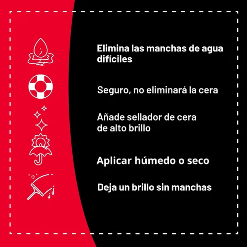 Miniatura 5 de Boat Bling Hot Sauce Premium Removedor de manchas de agua dura con selladores de cera de alto brillo, 32 onzas, negro