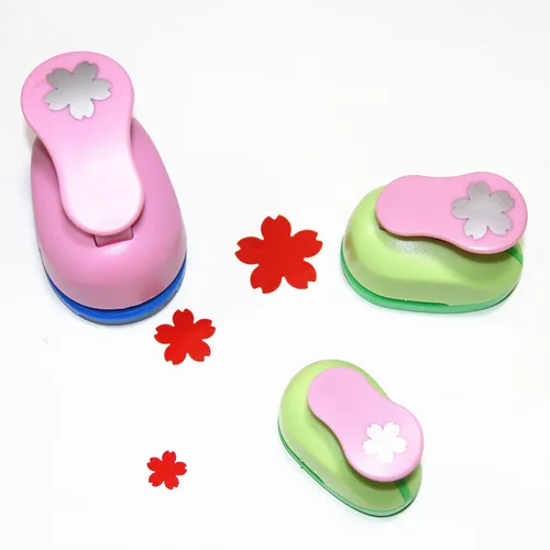 Miniatura 2 de Juego de 3 piezas de flores de 5/8 pulgadas, 1 pulgada y 1.5 pulgadas, ponche de papel, flor artesanal, álbumes de recortes, Eva Punches