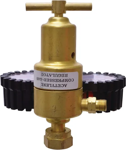 Miniatura 8 de Uniweld Regulador de acetileno de la serie Centurion RMC100 con conexión de salida "A" y entrada de 200 CGA