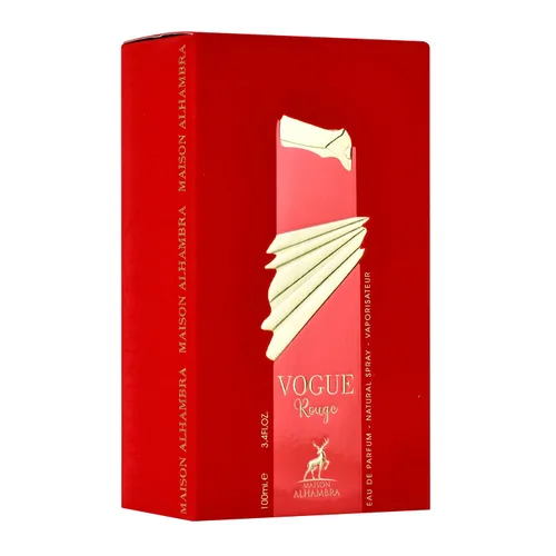 Miniatura 3 de Maison Alhambra Vogue Rouge - Eau de Parfum en espray para mujer, 3.4 onzas / 3.4 fl oz