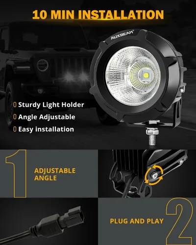Miniatura 6 de AUXBEAM - Faro LED de 3.5 pulgadas para automóvil