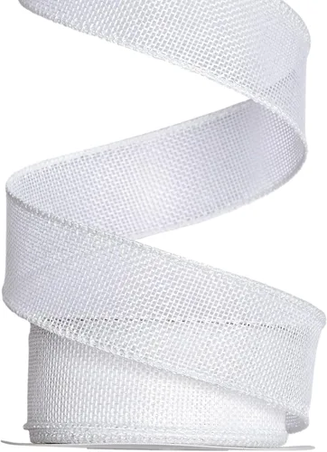 Miniatura 18 de Ribest Cinta de arpillera con alambre verde musgo, 1 1/2 pulgadas 10 yardas, cinta de yute para decoración de lazos, manualidades, envoltura