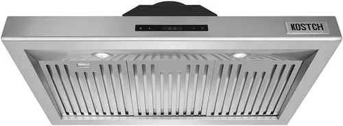 KOSTCH Campanas extractoras profesionales montadas en pared de 36 pulgadas en acero inoxidable con 1000 CFM y luces LED - KOS-36RH06H