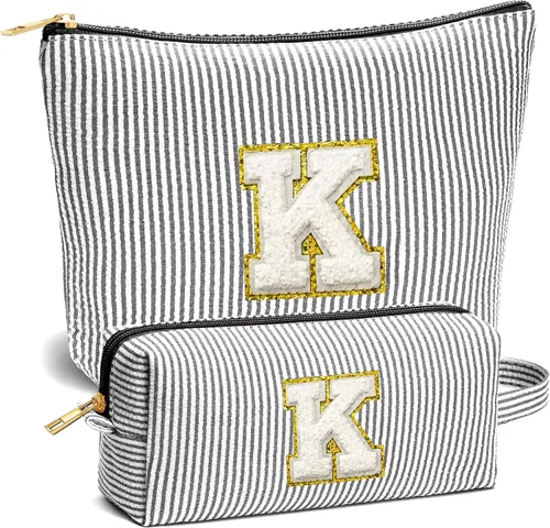 Miniatura 61 de Set de Bolsos de Maquillaje de Viaje - Bolso Inicial de Aseo de Viaje, Bolso de Cosméticos Portátil Bolso de Maquillaje de Viaje con Artículos Azul