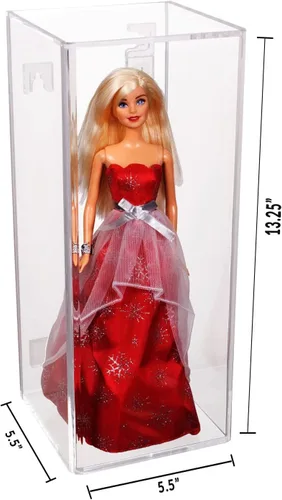 Miniatura 2 de Better Display Cases D02/A017-CBWM - Estuche de exhibición de figura de acrílico para muñeca, cabeza de bobblehead, figura de acción o figura