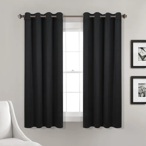 Miniatura 19 de Lush Decor Paneles de cortina opacas con aislamiento y ojales, par, 52 pulgadas de ancho x 84 pulgadas de largo, neutro, diseño clásico moderno