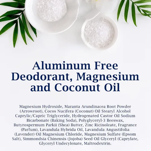 Miniatura 3 de Dr Teal's Desodorante sin aluminio, aceite de coco, sin parabenos ni ftalatos, 2.65 oz