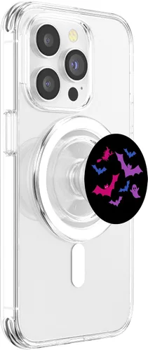 Miniatura 3 de Bi Pride Halloween Sutil Bisexual LGBTQ Otoño Otoño PopSockets MagSafe PopGrip para iPhone