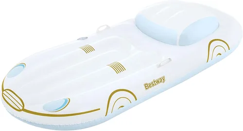 Miniatura 11 de Bestway H2OGO! Flotadores de piscina de felpa de lujo Salones individuales y dobles y tumbonas para adultos