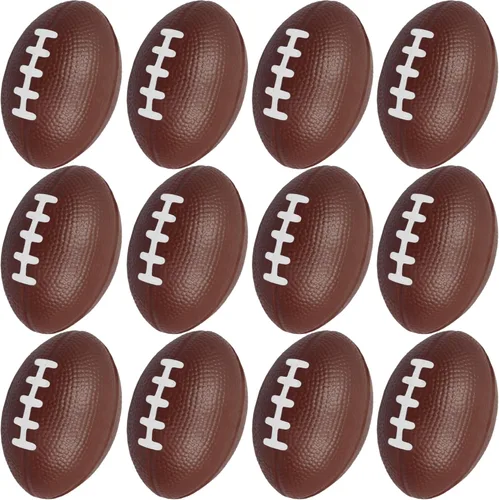 Miniatura 5 de Minipelotas deportivas para juguete de suvenir de fiesta para niños, balón de fútbol, baloncesto, fútbol, béisbol (paquete de 12). Espuma
