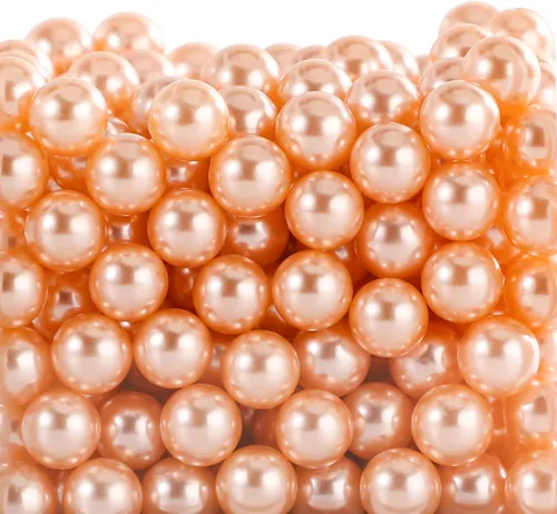 Miniatura 11 de Suream 7500 cuentas pulidas sin agujeros para organizador de brochas de maquillaje, perlas redondas brillantes para relleno de jarrón, cuentas