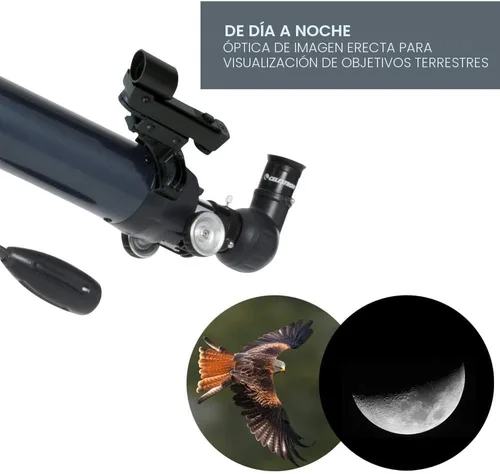 Miniatura 5 de Celestron – Telescopio AstroMaster 70AZ – Telescopio refractor – Óptica de vidrio totalmente recubierta – Trípode de altura ajustable – Paquete