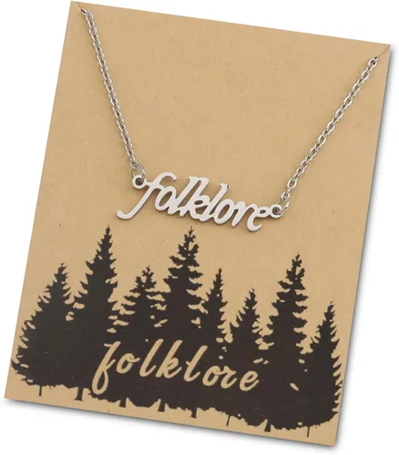 OKEYCH Collar de cantante con tarjeta de mensaje, regalo para amantes de la música, regalos para cantantes, regalo inspirado en la canción del