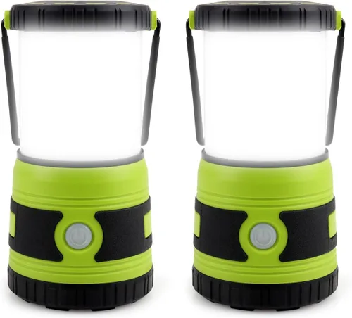 Miniatura 10 de Lámpara LED de campamento súper brillante de 1500 lúmenes, 4 modos de luz, reflector regulable, lámpara de emergencia alimentada por batería