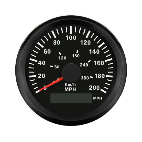 Miniatura 8 de ELING Kit de velocímetro GPS de 140 mph, manómetro, odómetro para coche de carreras y motocicleta con retroiluminación de 3-3/8 pulgadas (85mm)