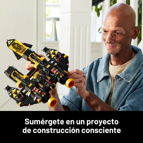 Miniatura 3 de LEGO Icons Blacktron Renegade - Kit de bricolaje para adultos de 18+ años - Bloques de construcción para hombres y mujeres - Set coleccionable