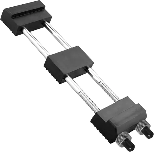 Kota Japan Soporte ajustable de acero inoxidable para piedra de afilar con base de goma antideslizante, base de piedra de afilar universal para