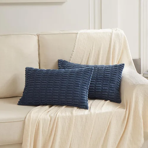 Miniatura 55 de Fancy Homi - Paquete de 2 fundas de almohada decorativas estilo bohemio de 16 x 16 pulgadas para sala de estar, sofá, cama, funda de cojín cuadrada