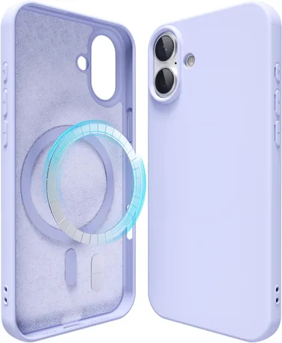 Miniatura 86 de oakxco Funda de silicona para iPhone 12 Pro Max, magnética, compatible con carga inalámbrica Magsafe, cubierta protectora de goma suave y delgada