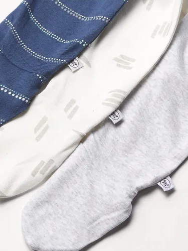 Miniatura 2 de HonestBaby Paquete de 3 pantalones harén de algodón orgánico con pies para bebé