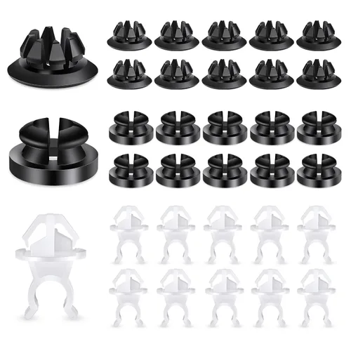 Miniatura 13 de GOOACC Clips de remache de nailon para guardabarros y protector de parachoques para GM, Ford y Chrysler 0.276 in, clips para carrocería