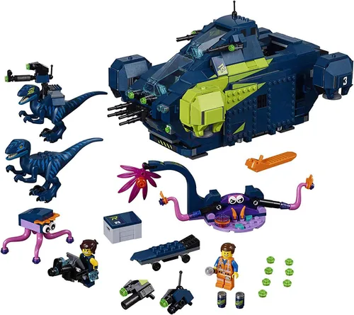 LEGO THE LEGO MOVIE 2 Rex's Rexplorer! 70835 Kit de construcción, juguete de nave espacial con figuras de dinosaurio, 2019 (1172 piezas)