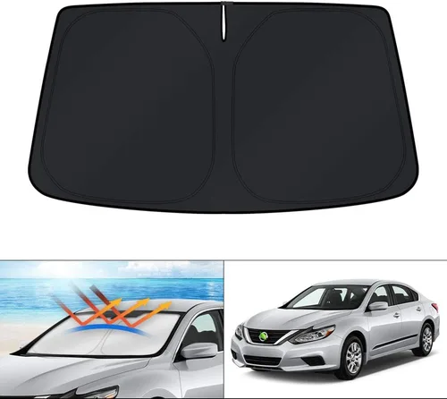 Miniatura 231 de KUST - Parasol plegable para parabrisas para Ford Ranger, accesorios 2019-2025 2026, parasol personalizado para ventana, protector solar plegable