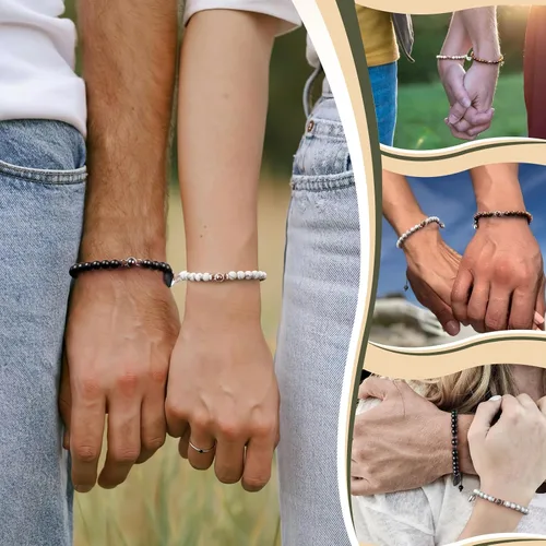 Miniatura 6 de SUPHELPU Personalized Gifts, Custom Link Charm Bracelet with Picture Inside, Customized Birthday Anniversary Christmas Memorial Gifts