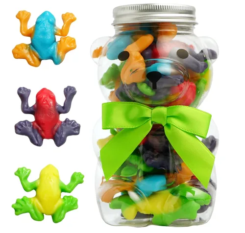 Miniatura 9 de Bear Necessities Osos Gominosos en Frasco de Oso - Lindo Lazo, Caramelos Gomosos Envasados a Mano, Regalo - Elaborados y Hechos en los EE. UU.