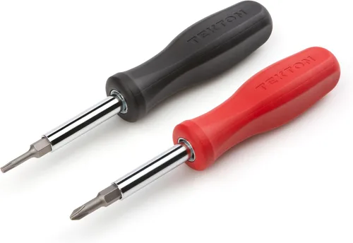 Miniatura 10 de TEKTON Juego de Destornilladores Multi-Bit 6 en 1, 4 Piezas (Phillips, Ranurado, Torx, Cuadrado) DMS91002 Establecer