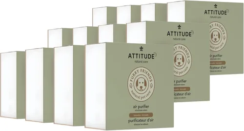 Miniatura 9 de ATTITUDE Purificador de aire con filtro de carbón activado, ingredientes a base de plantas y minerales, atrapa olores y contaminantes de mascotas