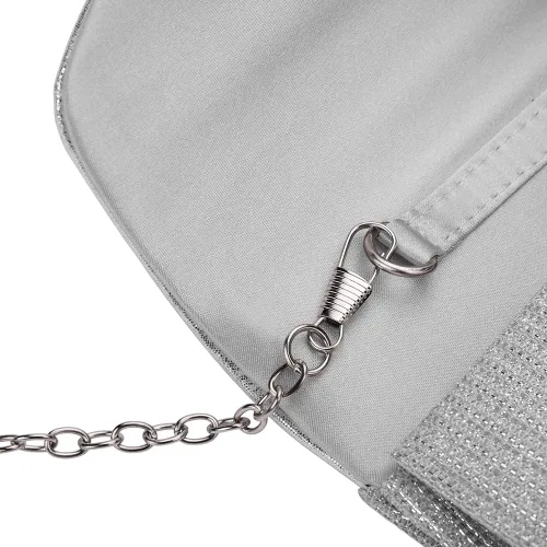 Miniatura 6 de ERIJUNOR Bolso de mano para mujer, clásico sobre de noche, brillante, fiesta de novia, baile de graduación, bolso cruzado