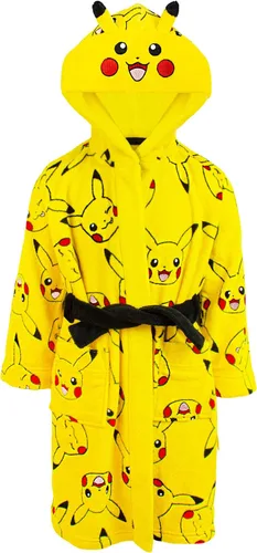 Miniatura 3 de Pokemon Albornoz Pikachu con orejas 3D para niños y niñas