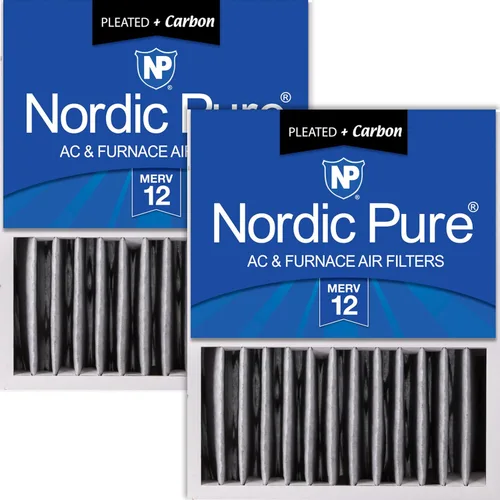 Miniatura 30 de Nordic Pure 16 x 20 x 5 (tamaño real: 15 7/8 x 19 5/8 x 4 3/8) Honeywell Filtros de aire de repuesto Merv 8 Plus Carbon 1 paquete