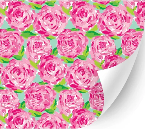 Miniatura 10 de HTV4U Vinilo de transferencia de calor con estampado floral (flor de acacia, 13.5 x 12 pulgadas), vinilo impreso para planchar, papel de prensa