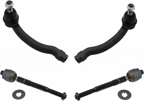 Miniatura 106 de TRQ Juego de barras de acoplamiento delanteras interiores y exteriores de 4 piezas compatible con Jeep Cherokee 1991-2001 y Comanche 91-92