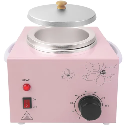 Miniatura 10 de Calentador de cera portátil para depilación sin dolor, calentador de cera profesional para mujeres y hombres con juego de temperatura ajustable, 40