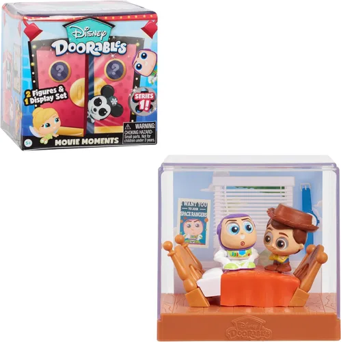 Disney Doorables Movie Moments Series 1, minifiguras coleccionables Los estilos pueden variar, juguetes para niños con licencia oficial para niños